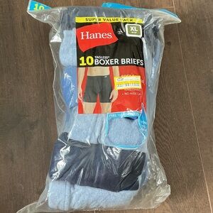 Hanes Men's Boxer Briefs - Blue Variety Pack